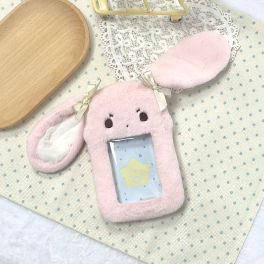 Original Animal Furry 3D Attribute-Free Card Case【Drooping ear rabbit】