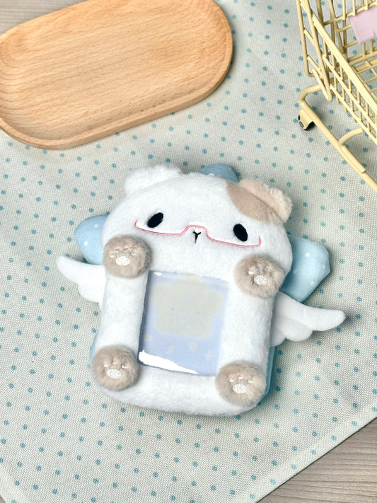 Original Animal Furry 3D Attribute-Free Card Case 【Mirror frame guinea pig】