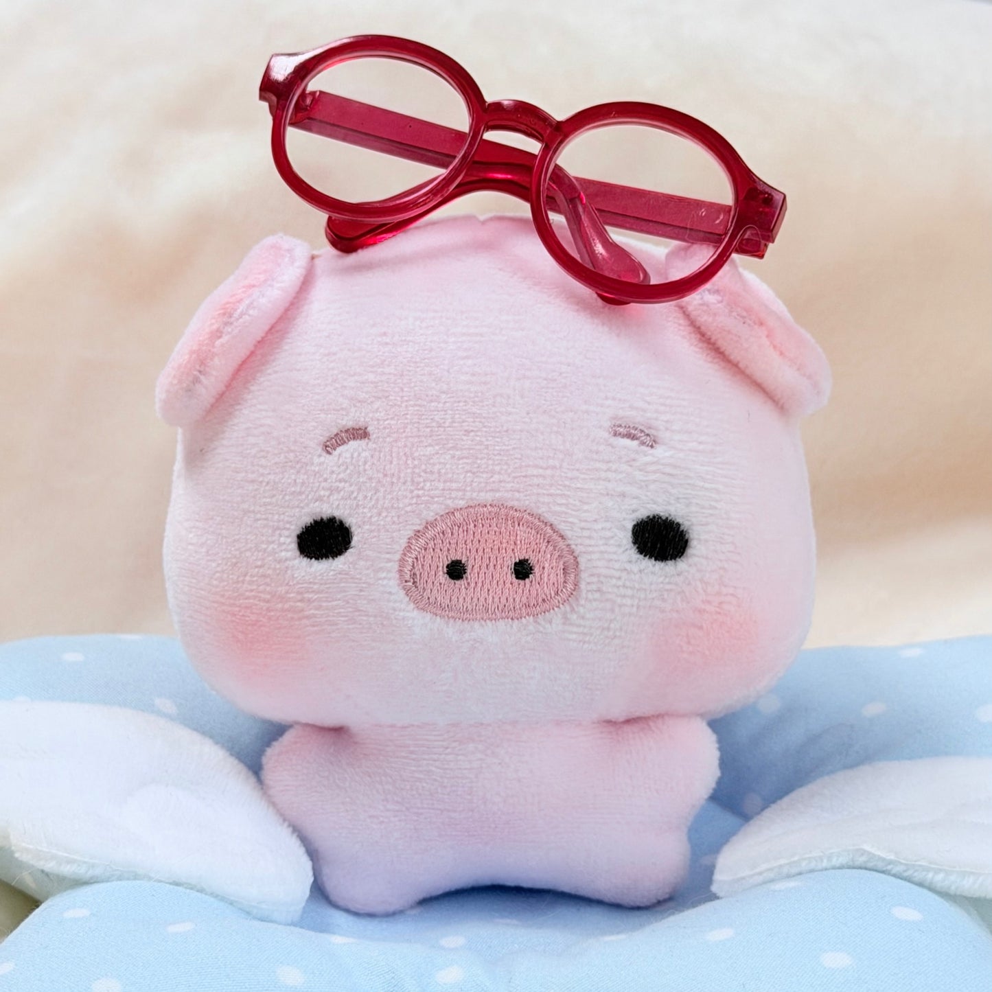 Original animal plush toy 10cm cotton doll【Zhiwu Pig】