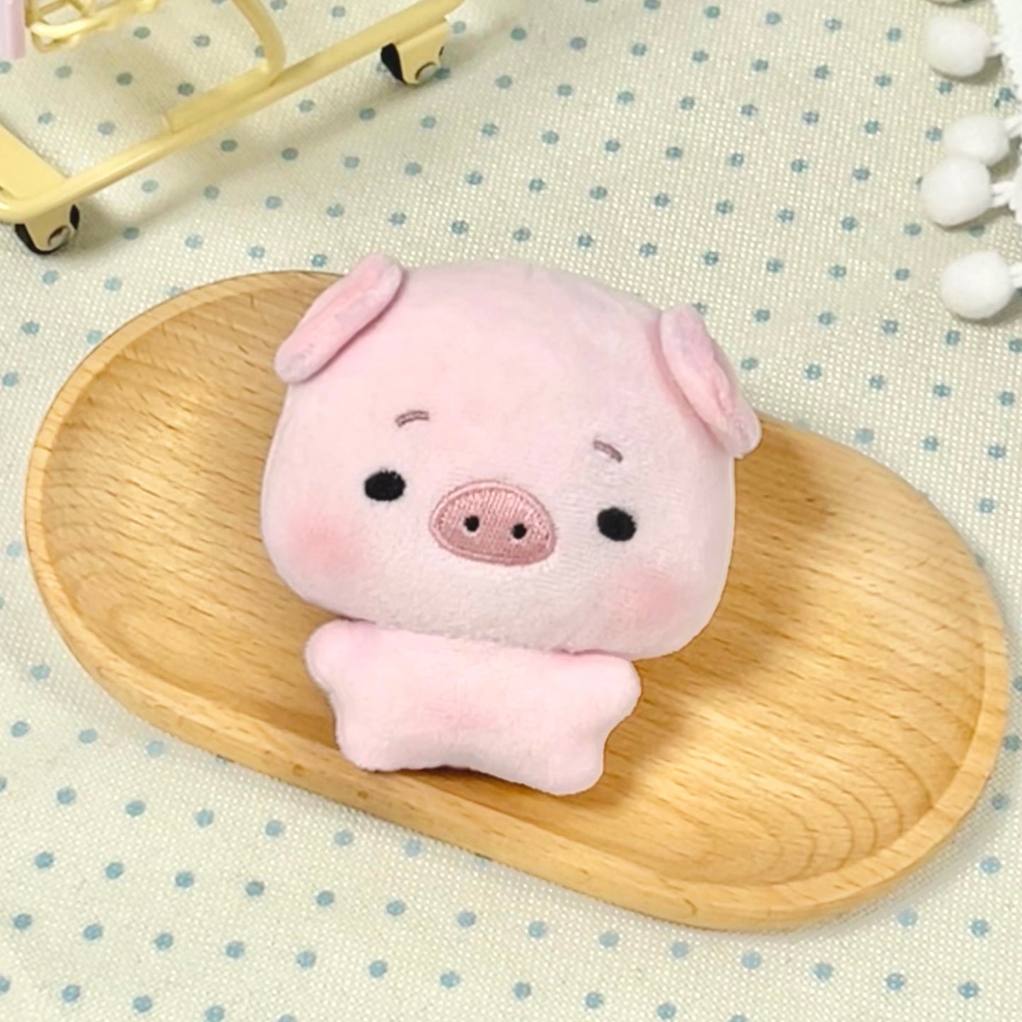 Original animal plush toy 10cm cotton doll【Zhiwu Pig】