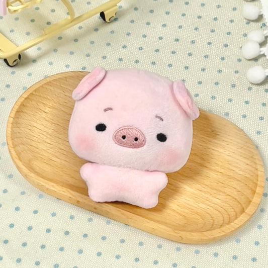 Original animal plush toy 10cm cotton doll【Zhiwu Pig】