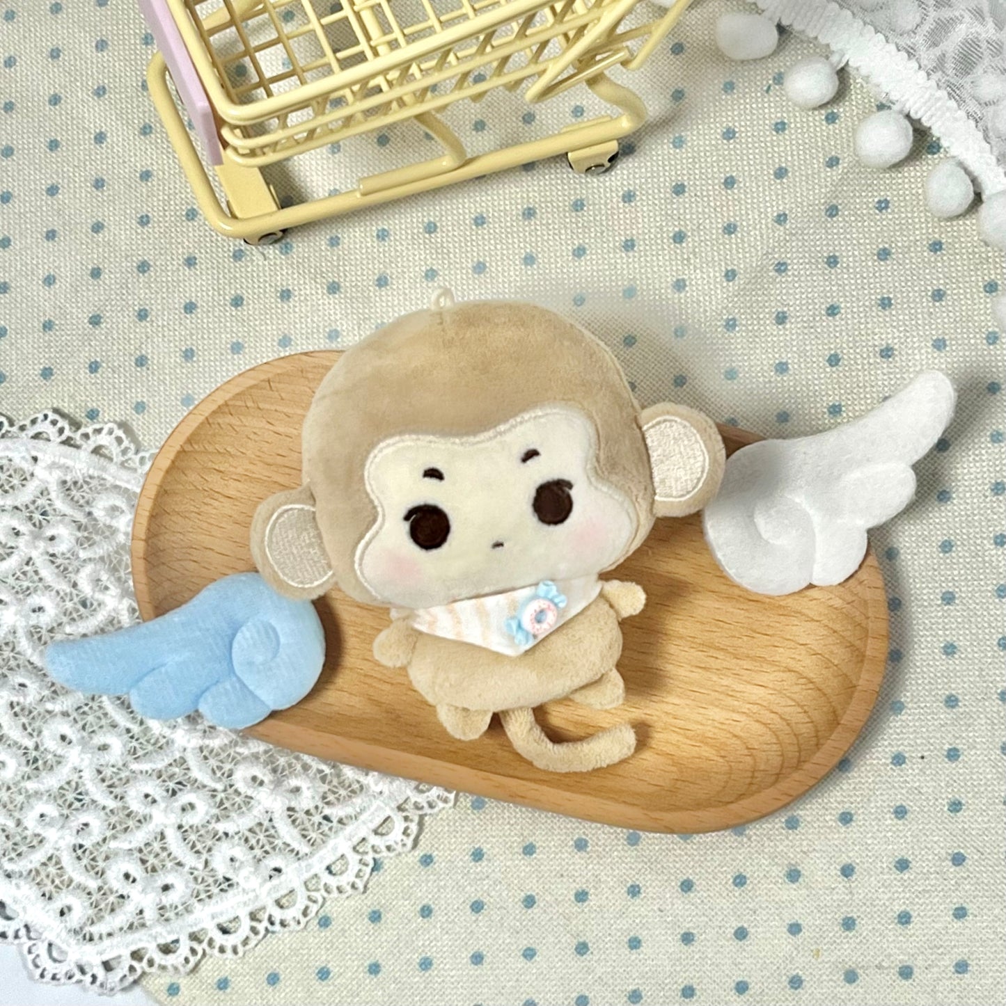 Original animal plush toy 10cm cotton doll【Good Boy Monkey】