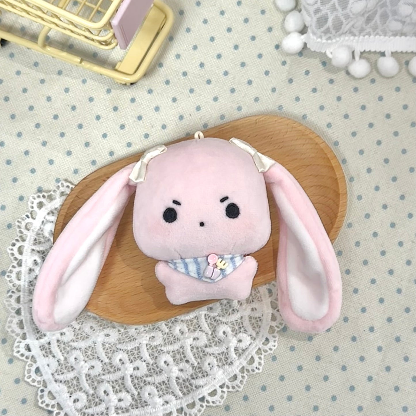 Original animal plush toy 10cm cotton doll【Drooping ear rabbit】