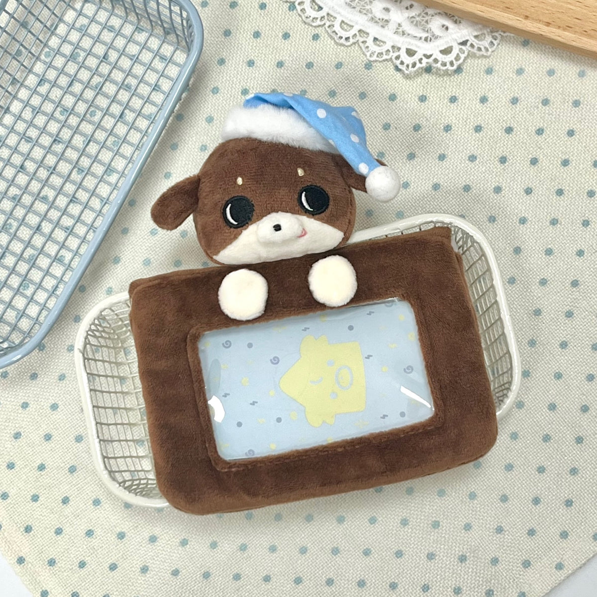 Original Animal Body Fur Fluffy 3D Non-Attributed Horizontal Plate Card Sleeve Hanging Accessory