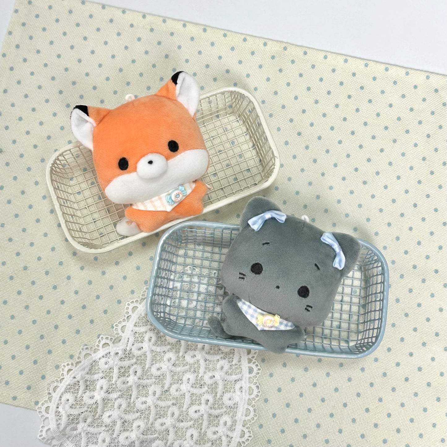 Original animal plush toy 10cm cotton doll【Red Fox】