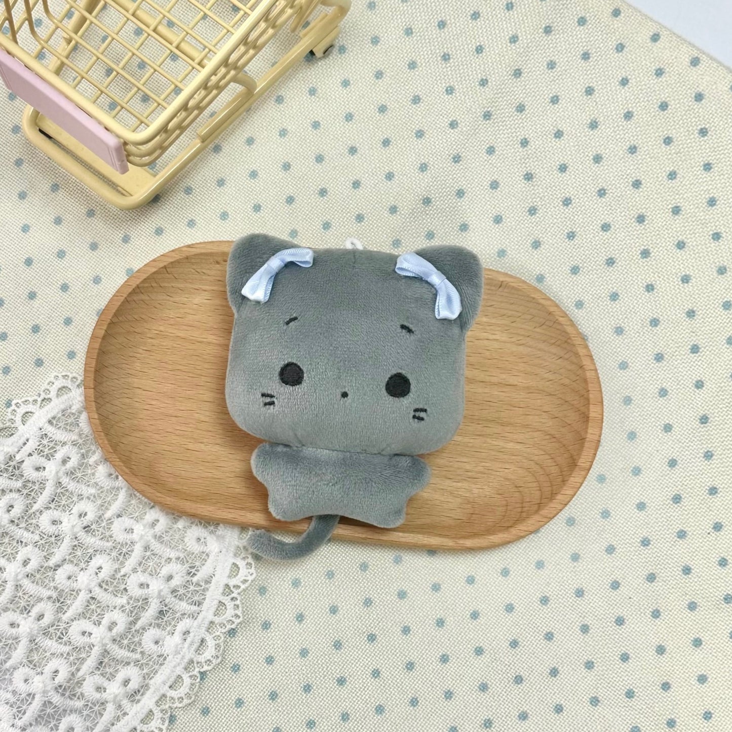 Original animal plush toy 10cm cotton doll【Charcoal Bobo Mi】