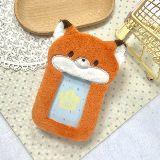 Original Animal Furry 3D Attribute-Free Card Case【Red Fox】