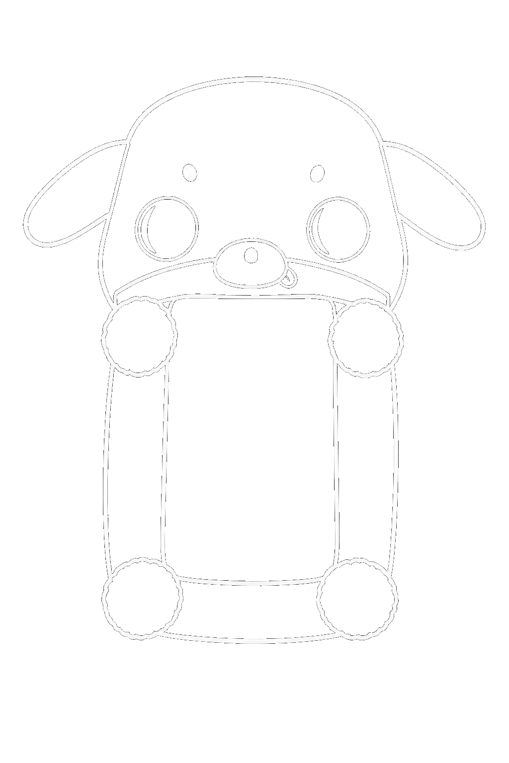 Original Animal Furry 3D Attribute-Free Card Case【Qiao Keji】