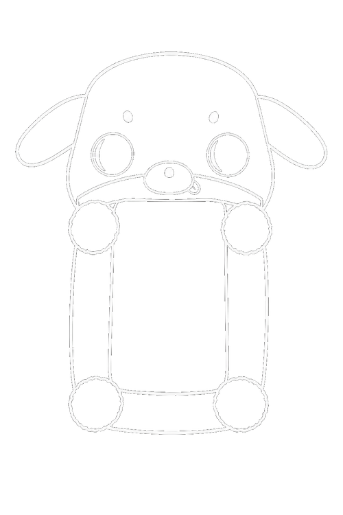 Original Animal Furry 3D Attribute-Free Card Case【Qiao Keji】